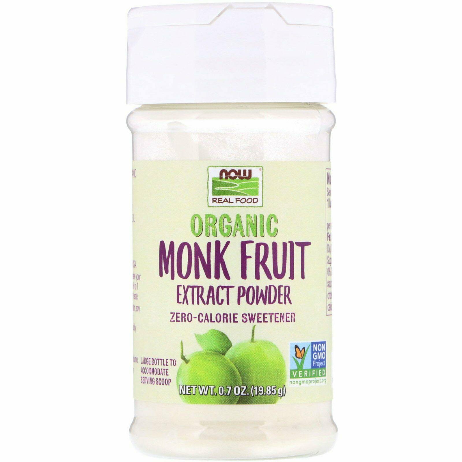 Now Foods Organic Monk Fruit Extract Powder - 0.7oz