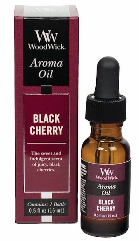 WoodWick Aroma Fragrance Oils for Ultrasonic Diffusers, Black Cherry