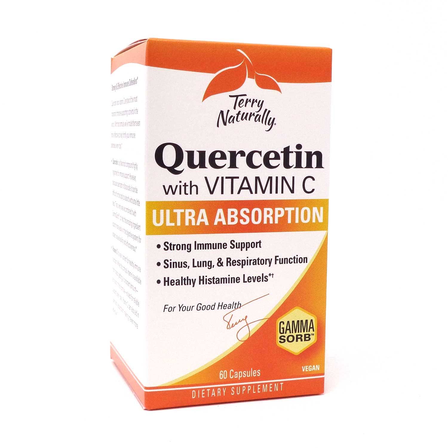 Terry Naturally Quercetin with Vitamin C - Ultra Absorption NEW! 60 Caps