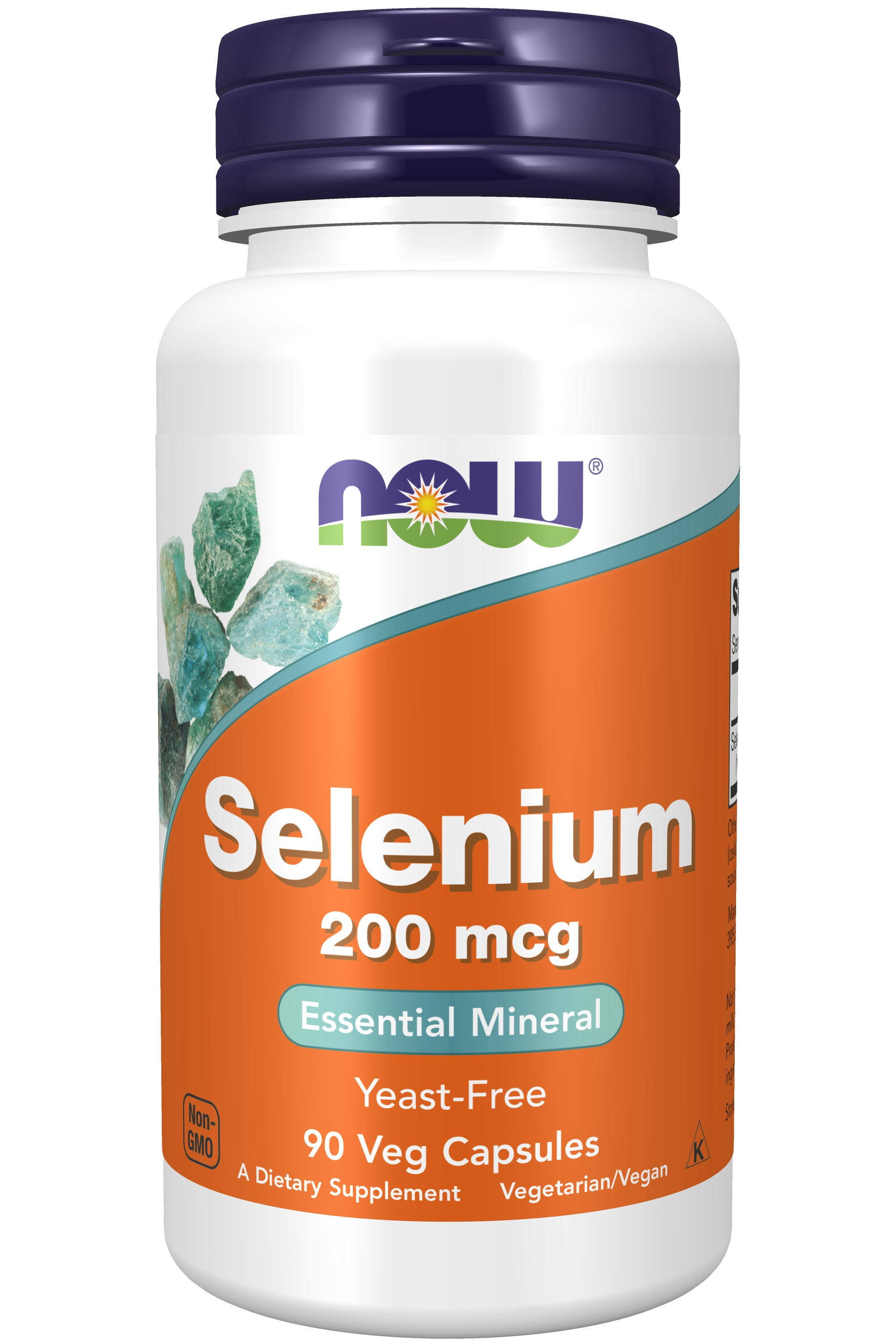 Now Foods Selenium - 200mcg, 90 Vcaps