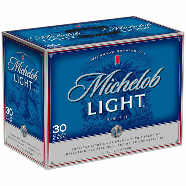 Michelob Light Beer - 30pk, 12oz