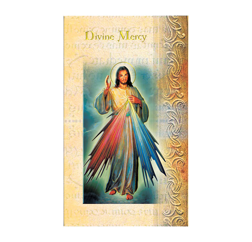 Divine Mercy Biography Card