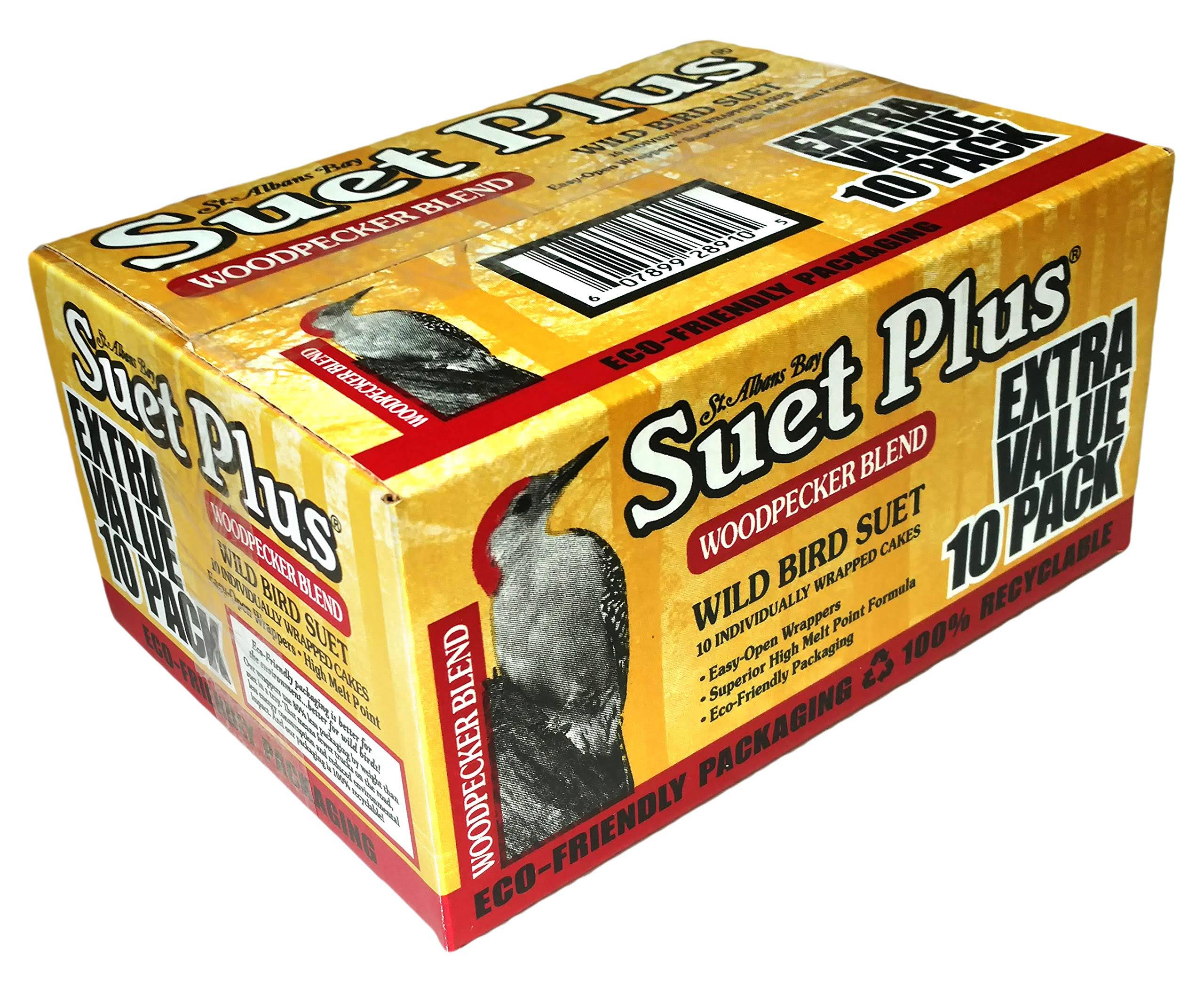 Suet Plus Woodpecker Blend Value Packs - 10-pk