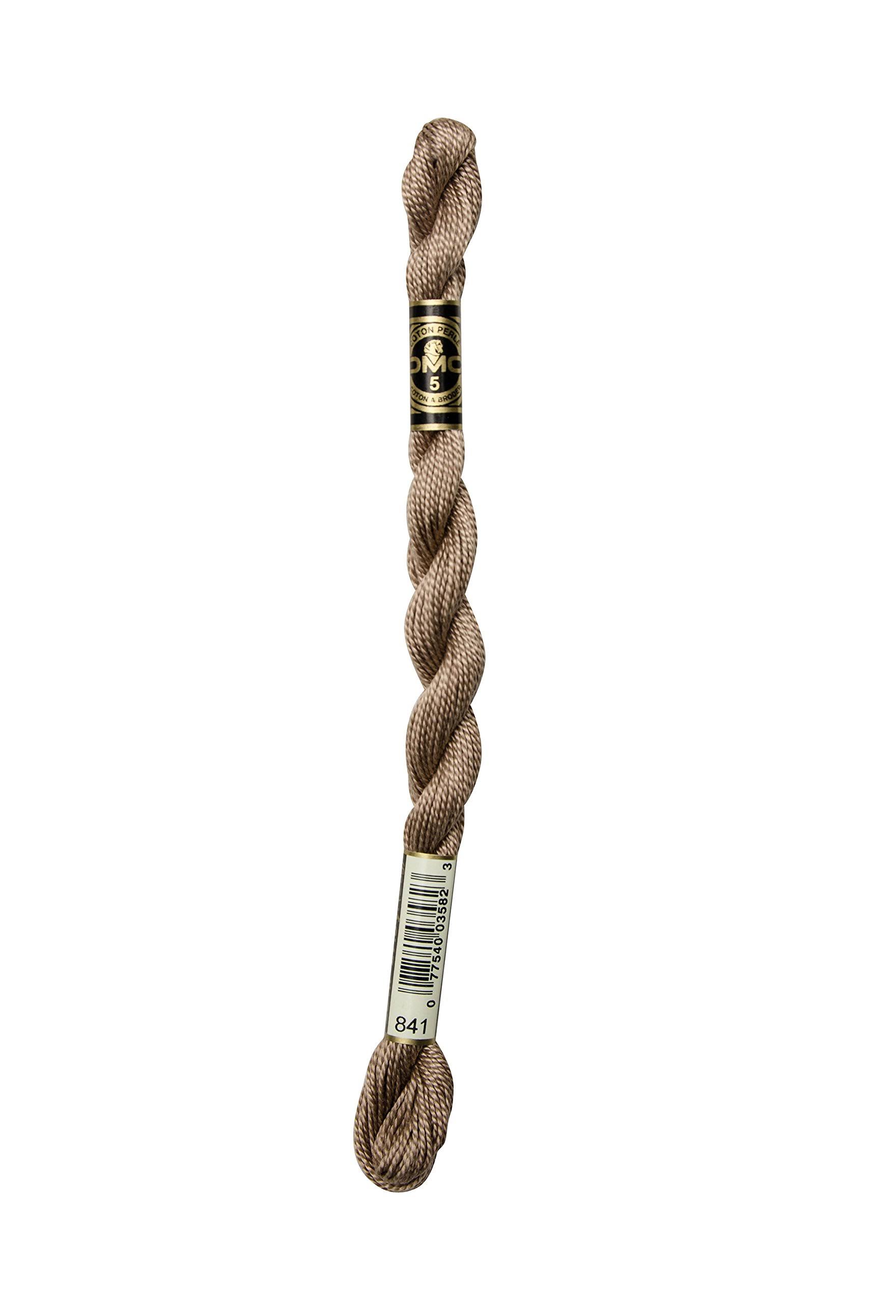 DMC Pearl Cotton Thread - Light Beige Brown, Size 5