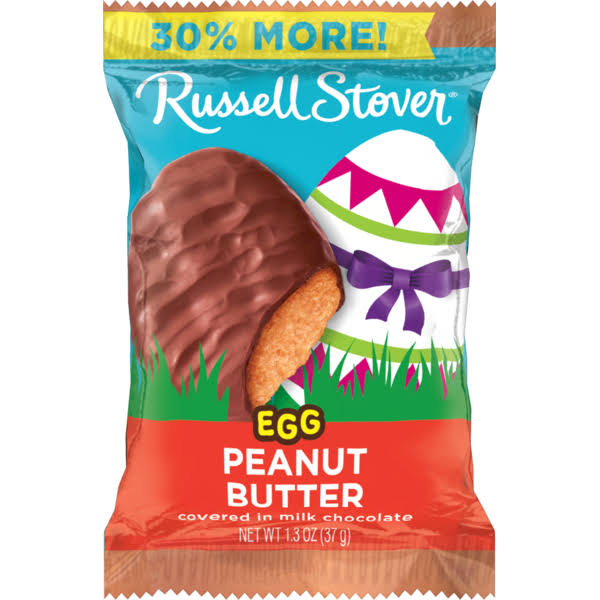 Russell Stover Egg, Peanut Butter - 1.3 oz