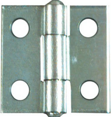 National Hardware Non-Removable Pin Hinge - Zinc Plated, 1"