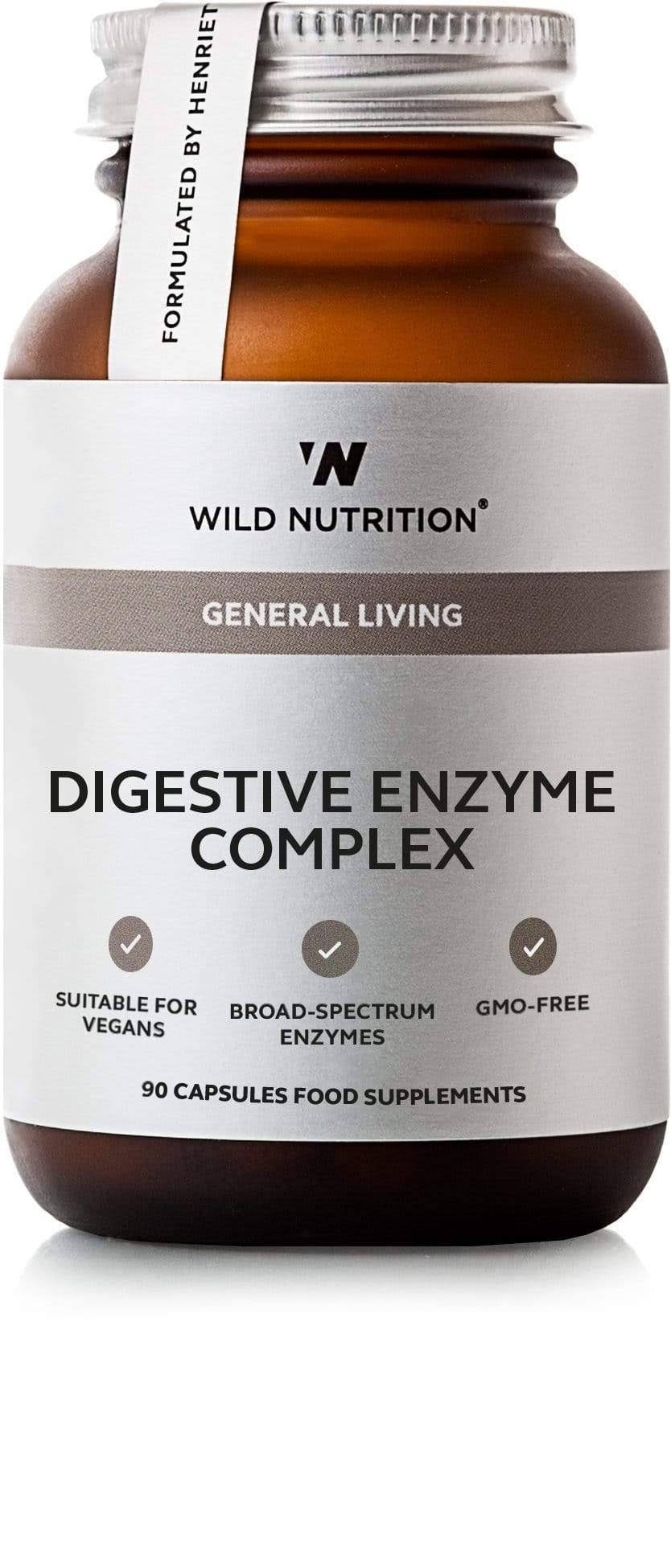 Wild Nutrition Digestive Enzyme Complex Food Supplement - 90 Capsules