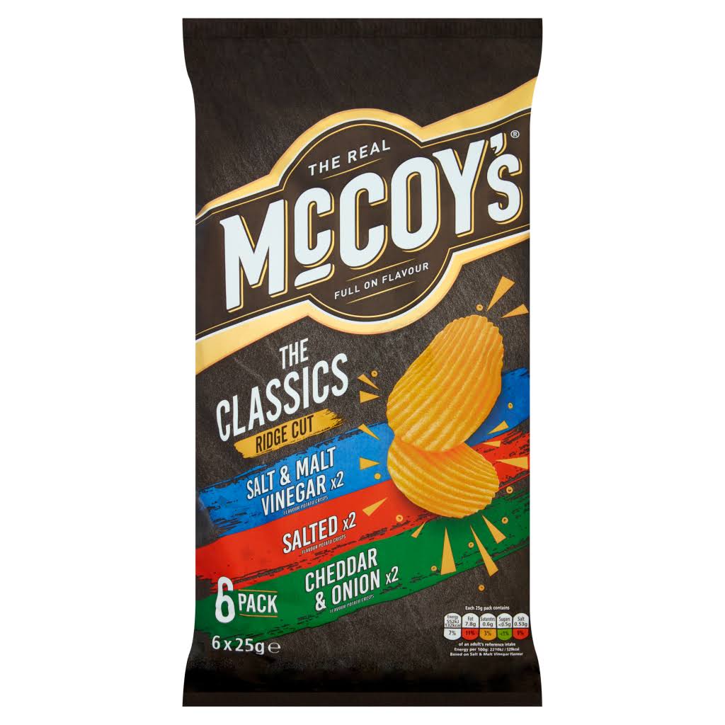 McCoys Classic Variety 6 Pack Delivered to Ireland