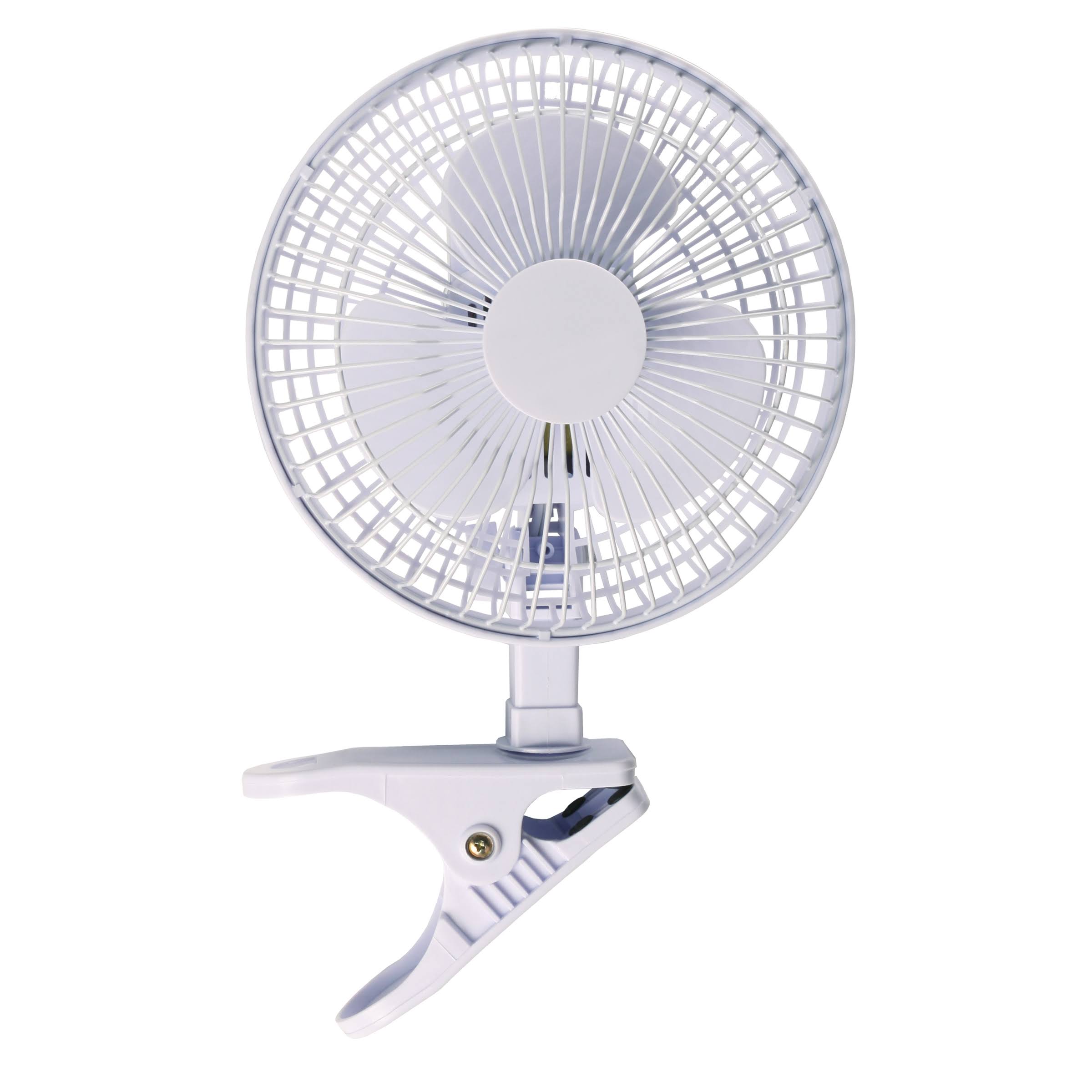 Active Air Clip On Fan - White, 6"