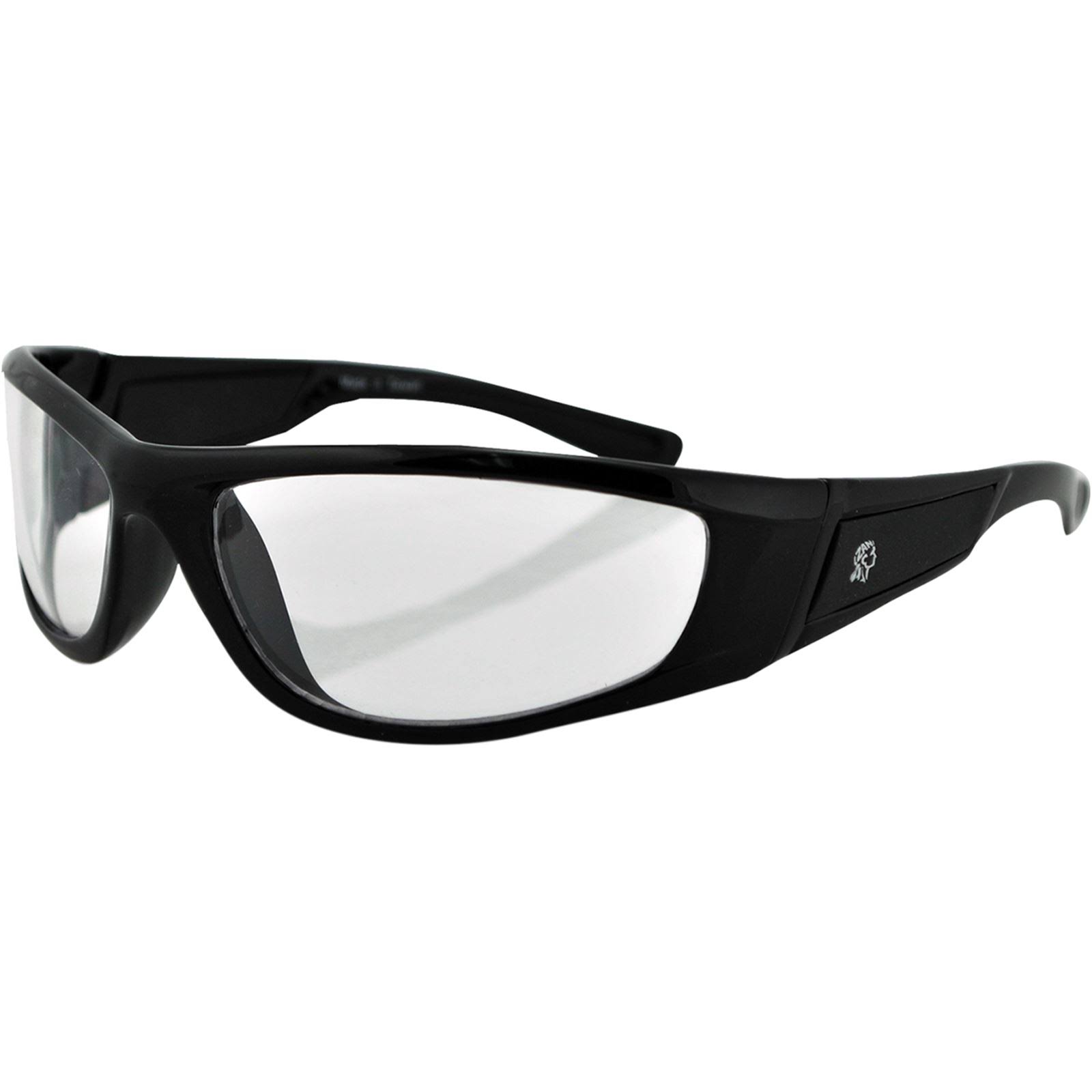 Zan Headgear Iowa Sunglasses Clear, Black