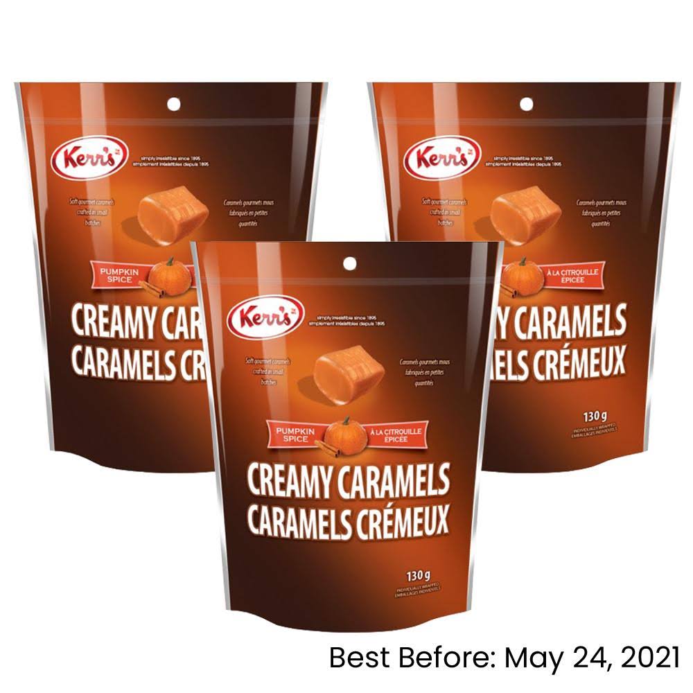 3 for 1: Creamy Caramels Pumpkin Spice