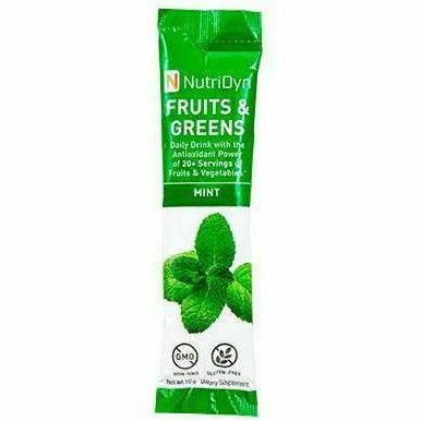 Fruits & Greens To-Go Packets by Nutri-Dyn Original Mint