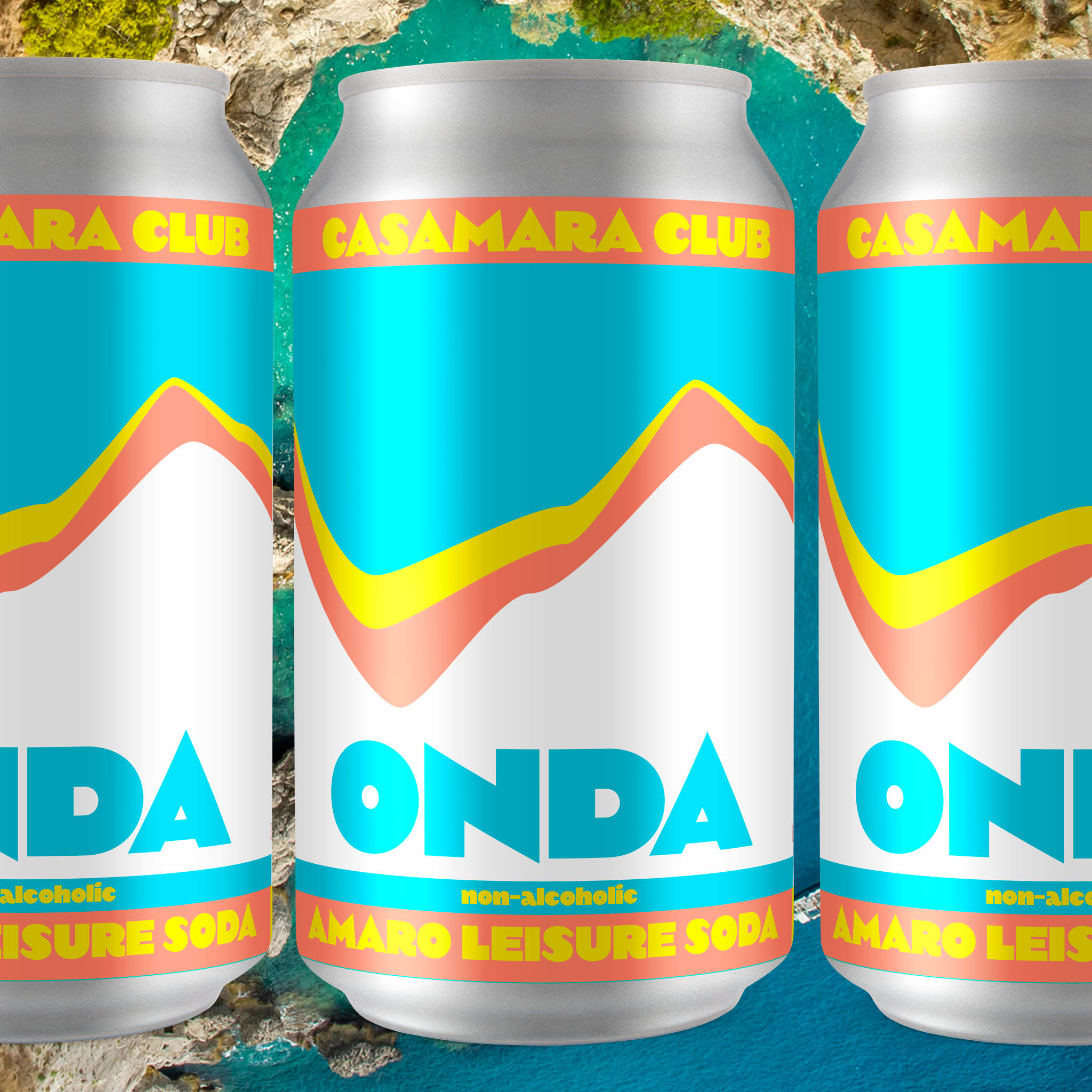 Onda Cans | The Wild Limonata | Refreshing Non-Alcoholic Drinks 24 Cans ($4 Each)