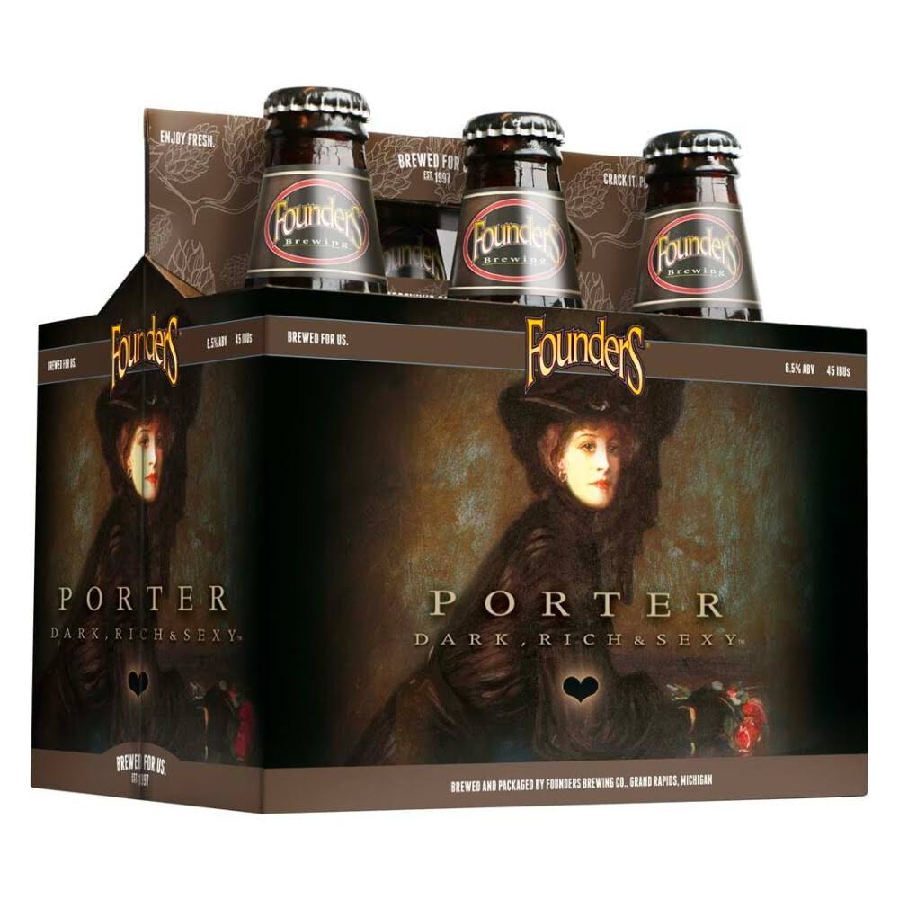 Founders Beer, Porter, 4 Pack - 6 bottles