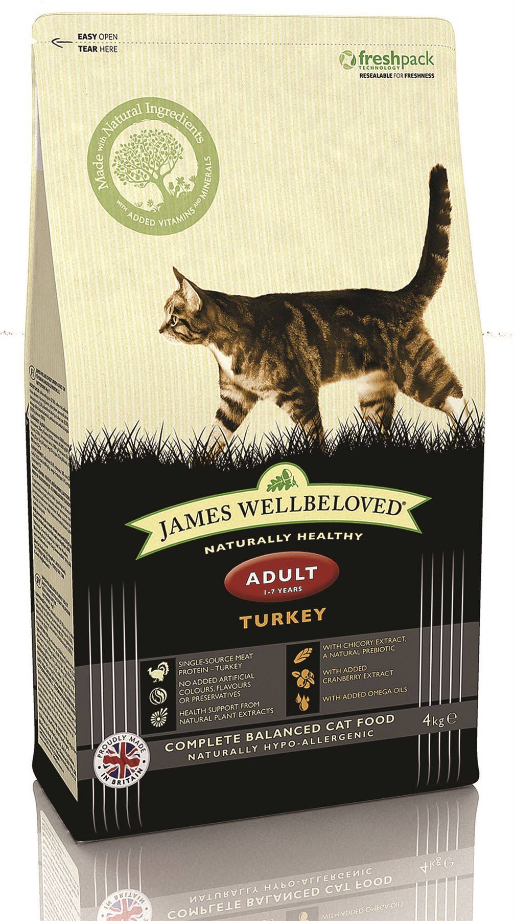 James Wellbeloved Cat - Turkey & Rice - 4kg