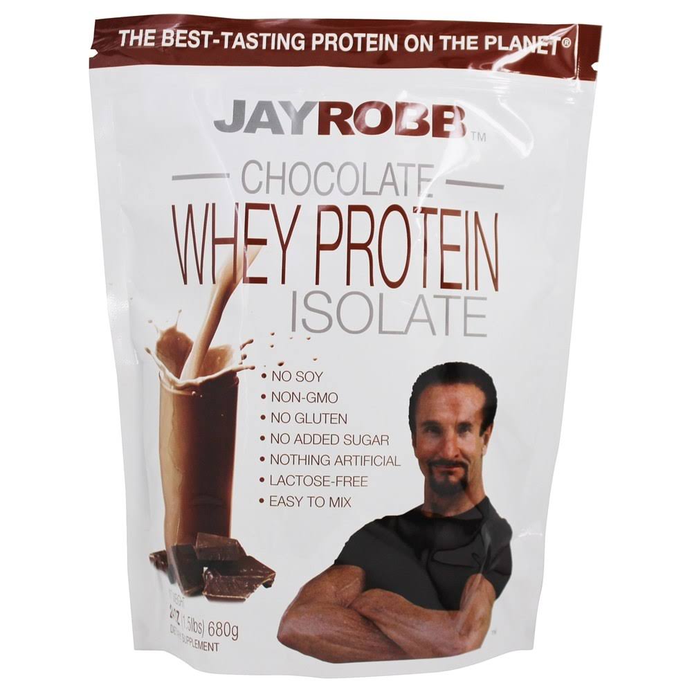 Jay Robb Whey Protein Dietary Supplement - Chocolate, 24oz