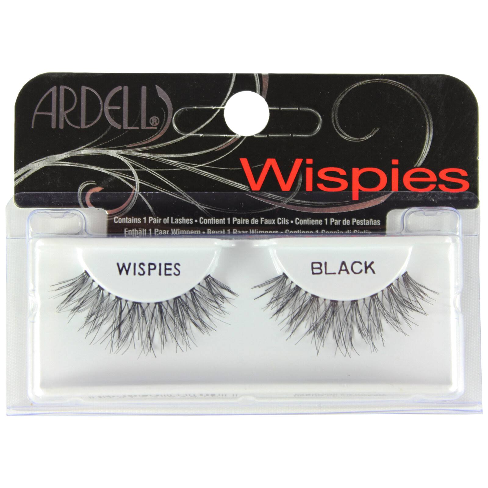 Ardell Natural Full False Eye Lashes - Wispies Black
