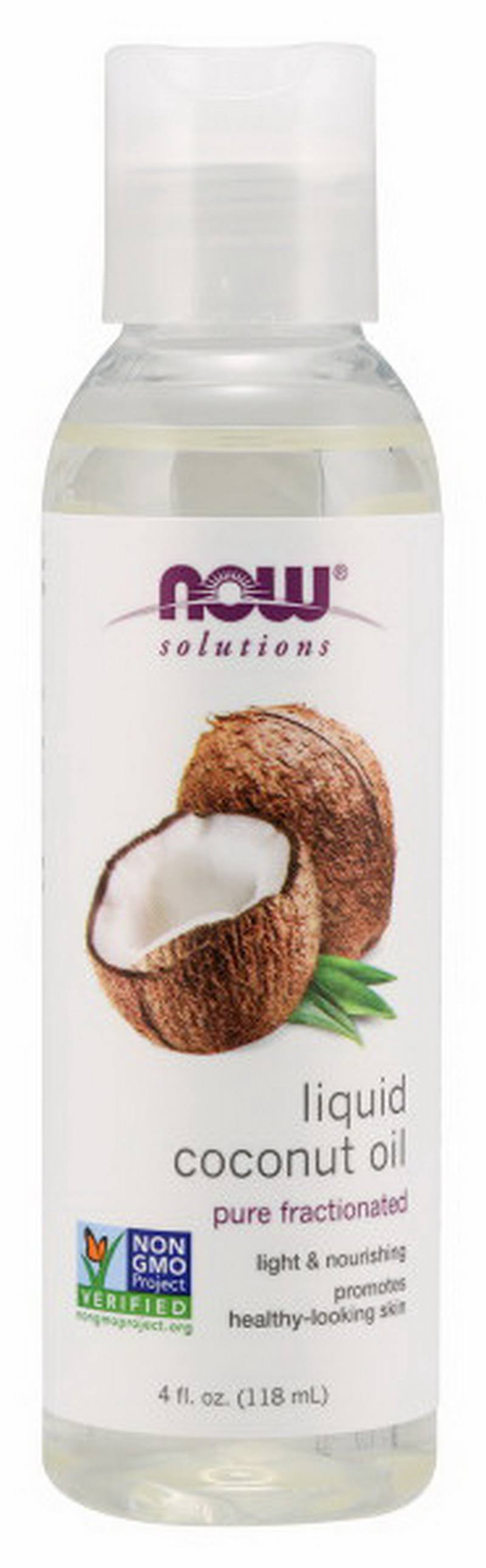 NOW Foods, Liquid Coconut Oil, 4 fl oz