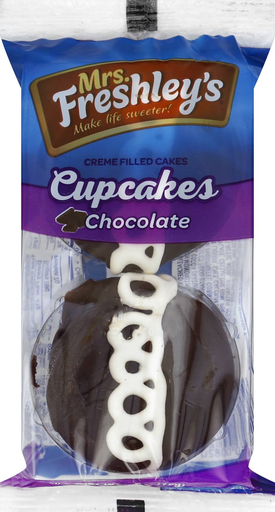 Mrs. Freshley's Cupcakes - Creme Filled Chocolate, 113g