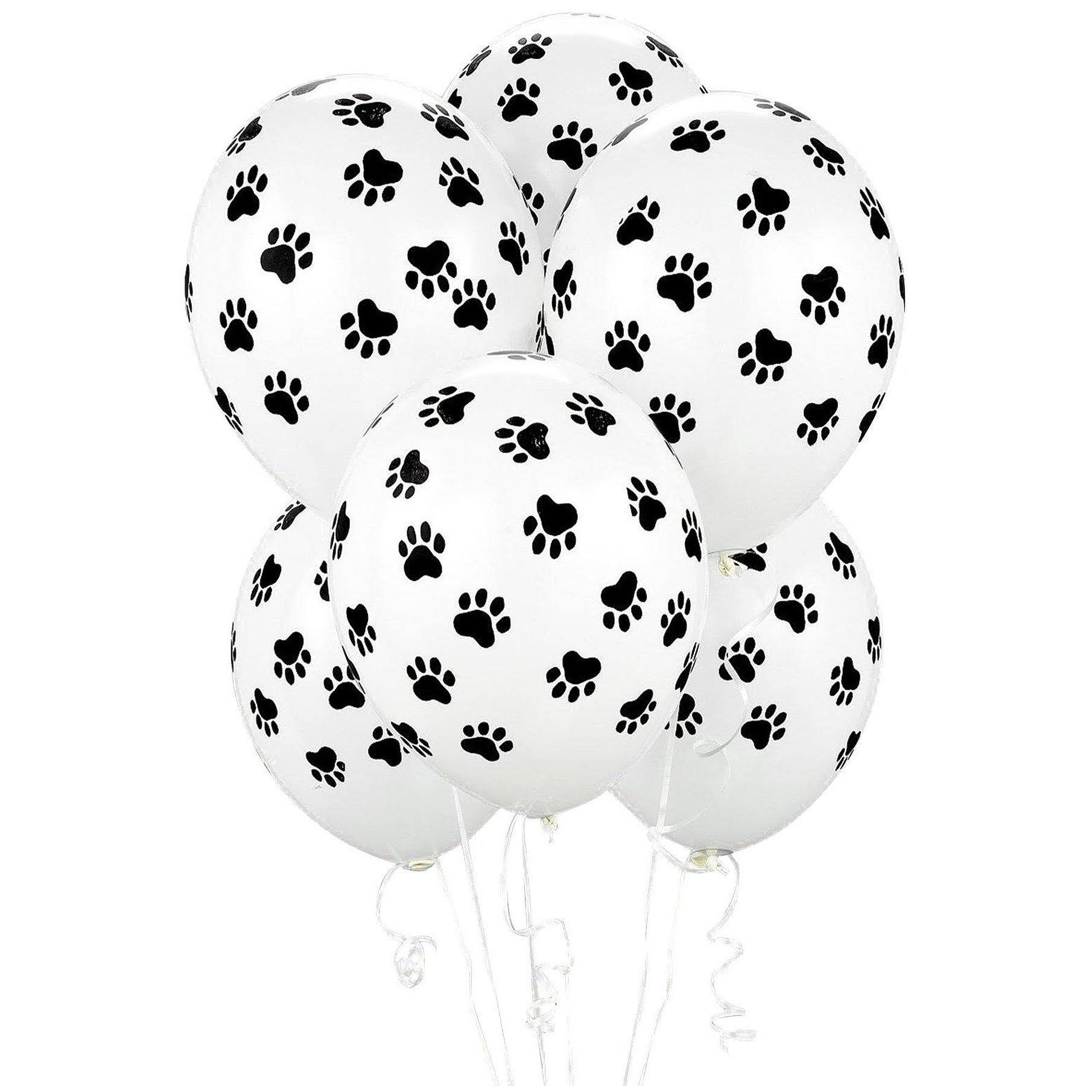 Birthday Express Paw Print Balloons