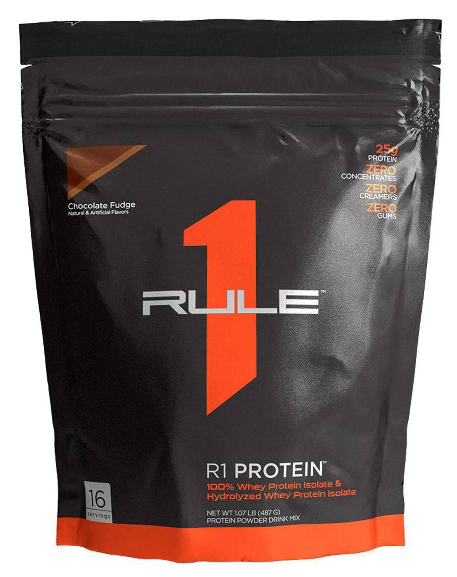 Rule 1 R1 Protein Isolate - 1lb Chocolate Fudge