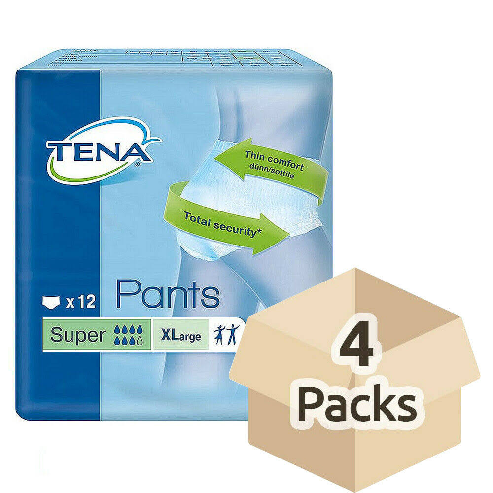 TENA Super 12 Pants - Large