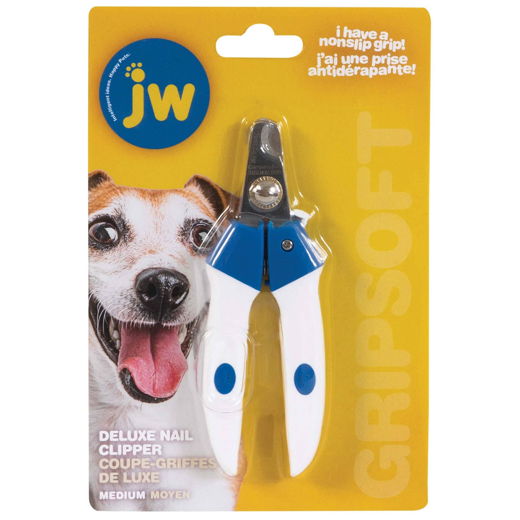 JW Pet Company GripSoft Deluxe Nail Clipper for Dogs - Medium