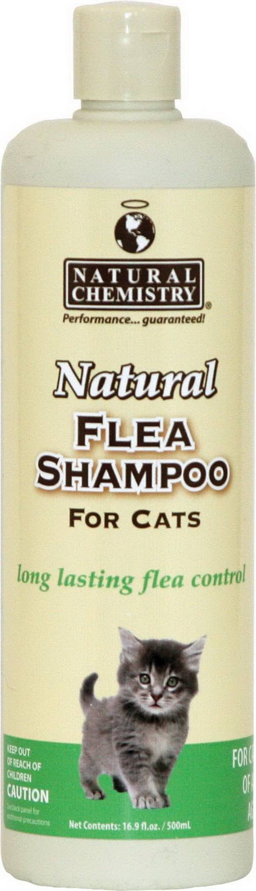 Natural Flea Shampoo For Cats and Kittens - 16.9oz