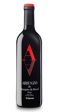 Arienzo Red Wine, Rioja, Crianza, Marques de Riscal - 750 ml