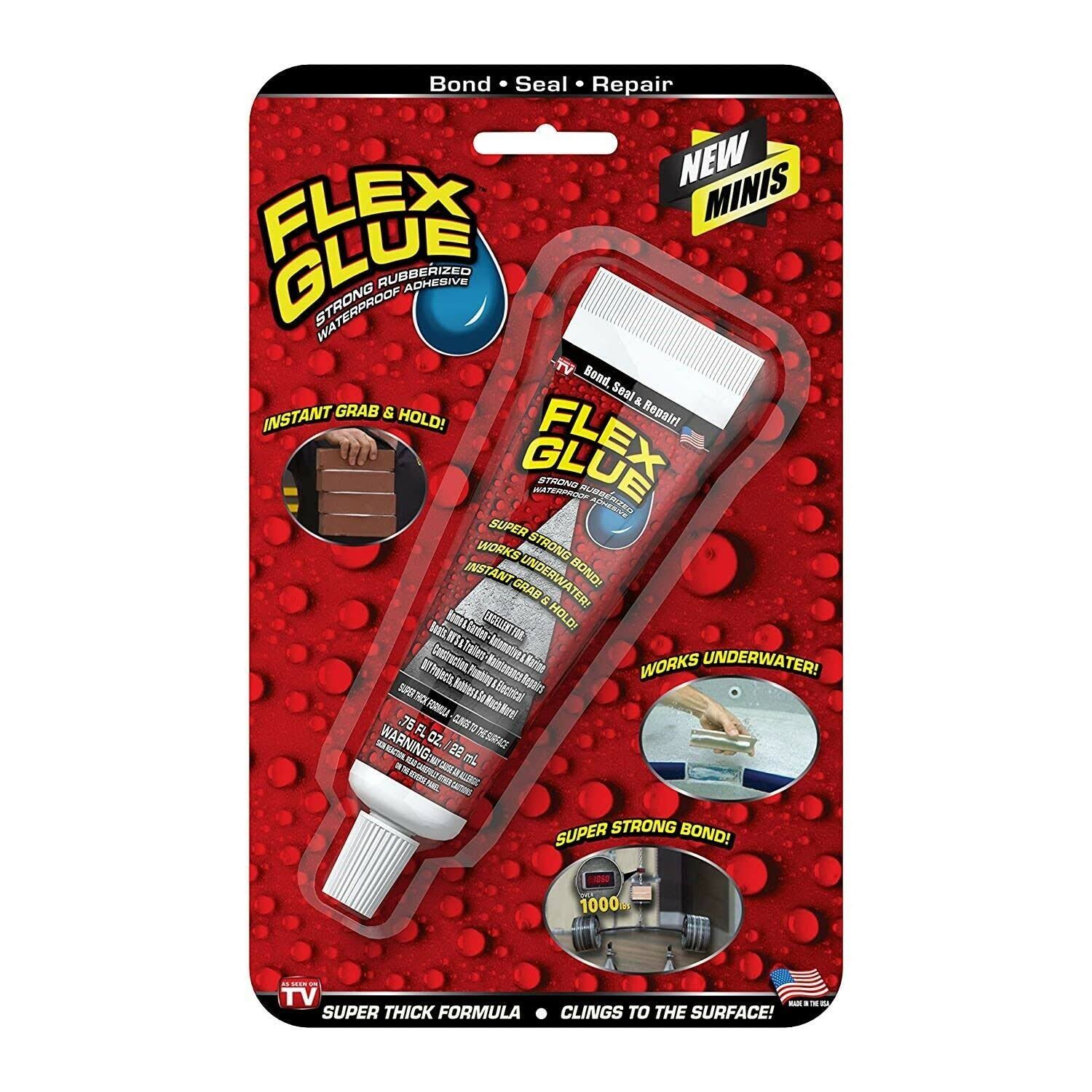 Flex Glue Mini Strong Rubberized Waterproof Adhesive - .75oz