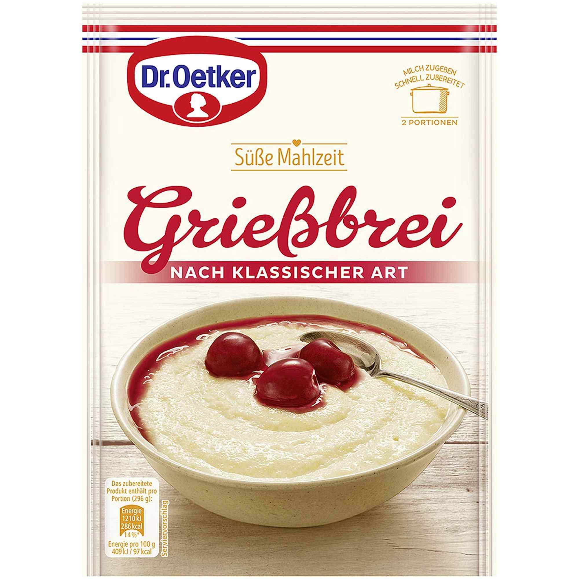 Dr.oetker Griessbrei Nach Classic Style Dessert