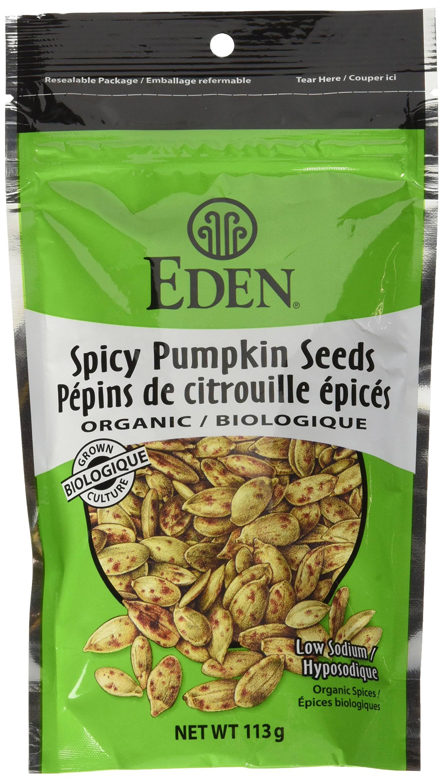 Eden Spicy Pumpkin Seeds Organic 113g