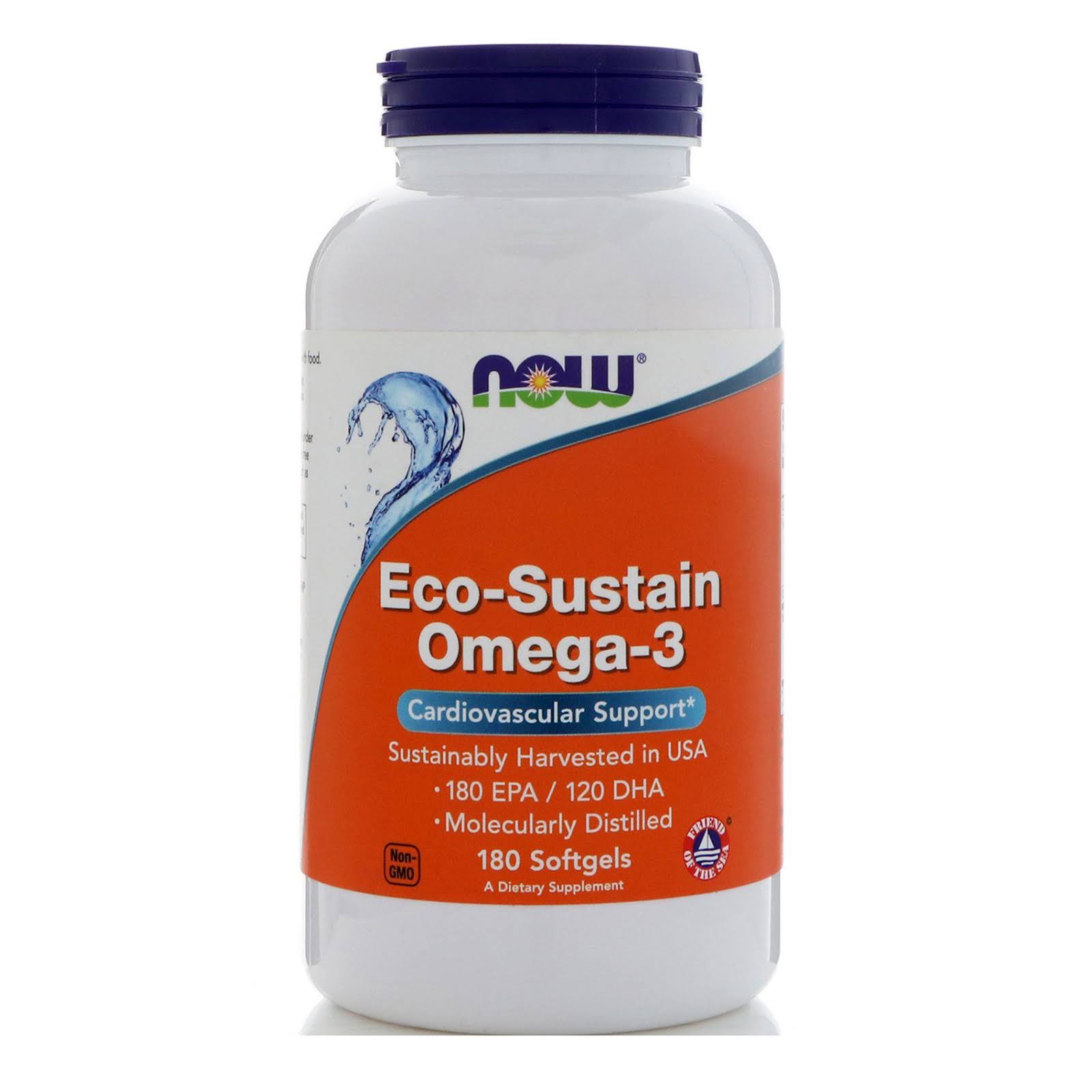 Now Foods Omega-3 Supplement - 180 Softgels