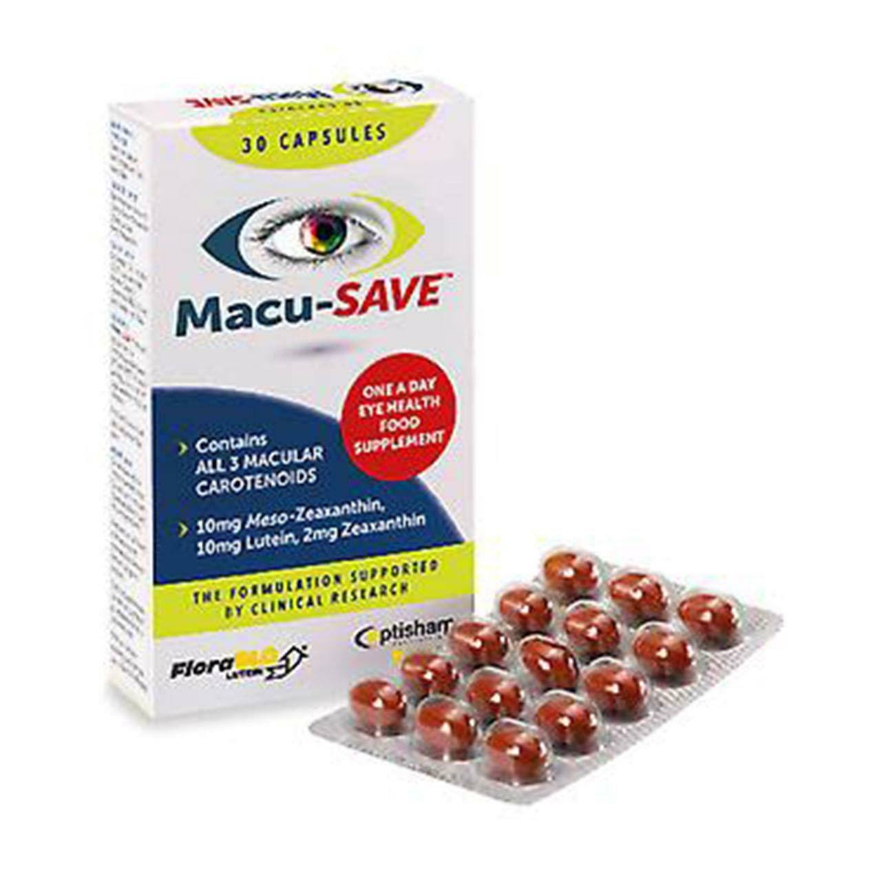 Macusave - Eye Health Food Supplement Capsules 30s