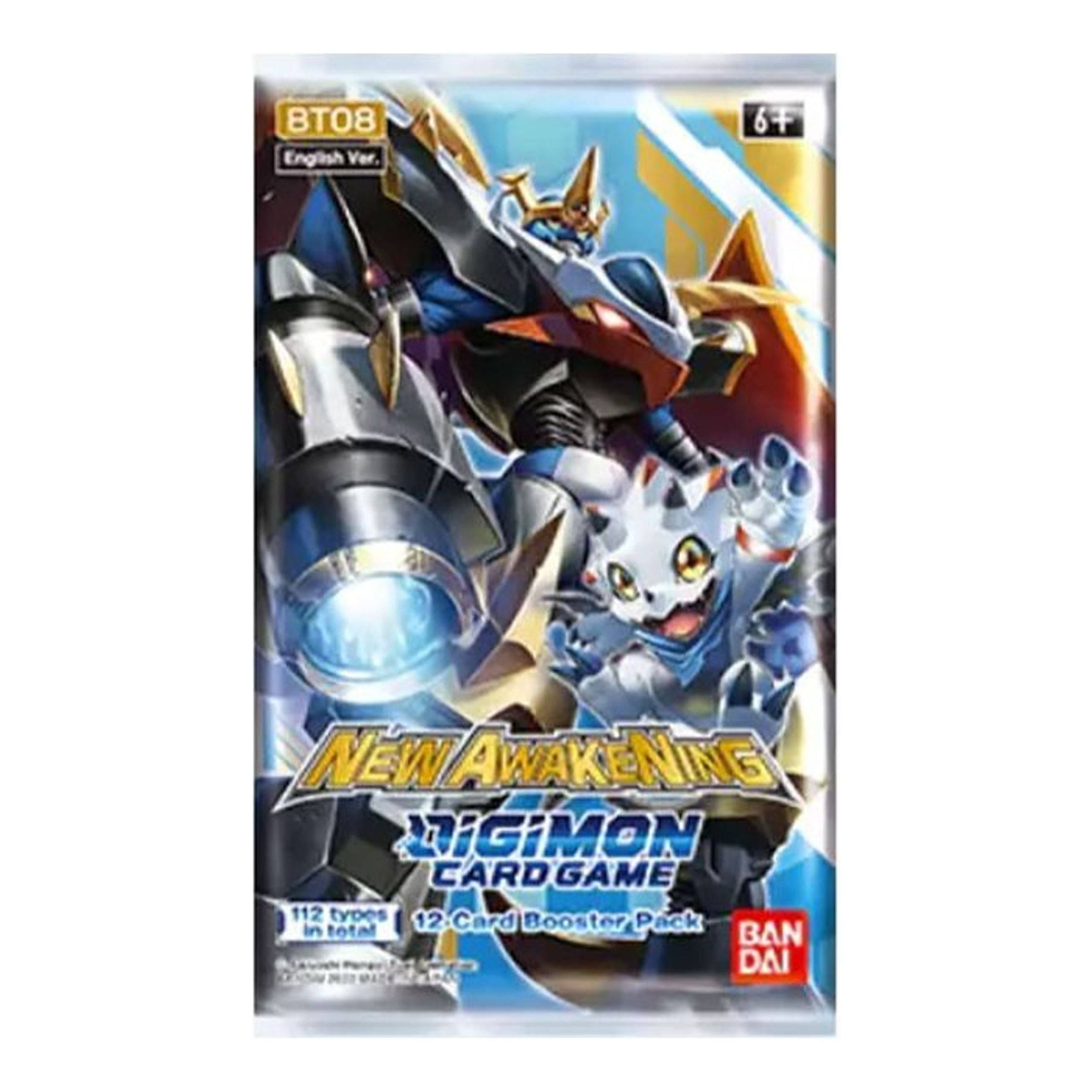 Digimon Card Game Series 08 New Awakening BT08 Booster Pack