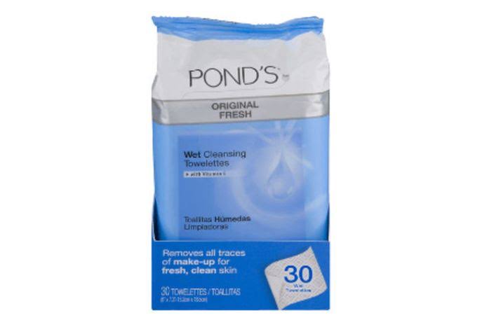 Pond's Wet Cleansing Towelettes - Original Fresh, 30ct