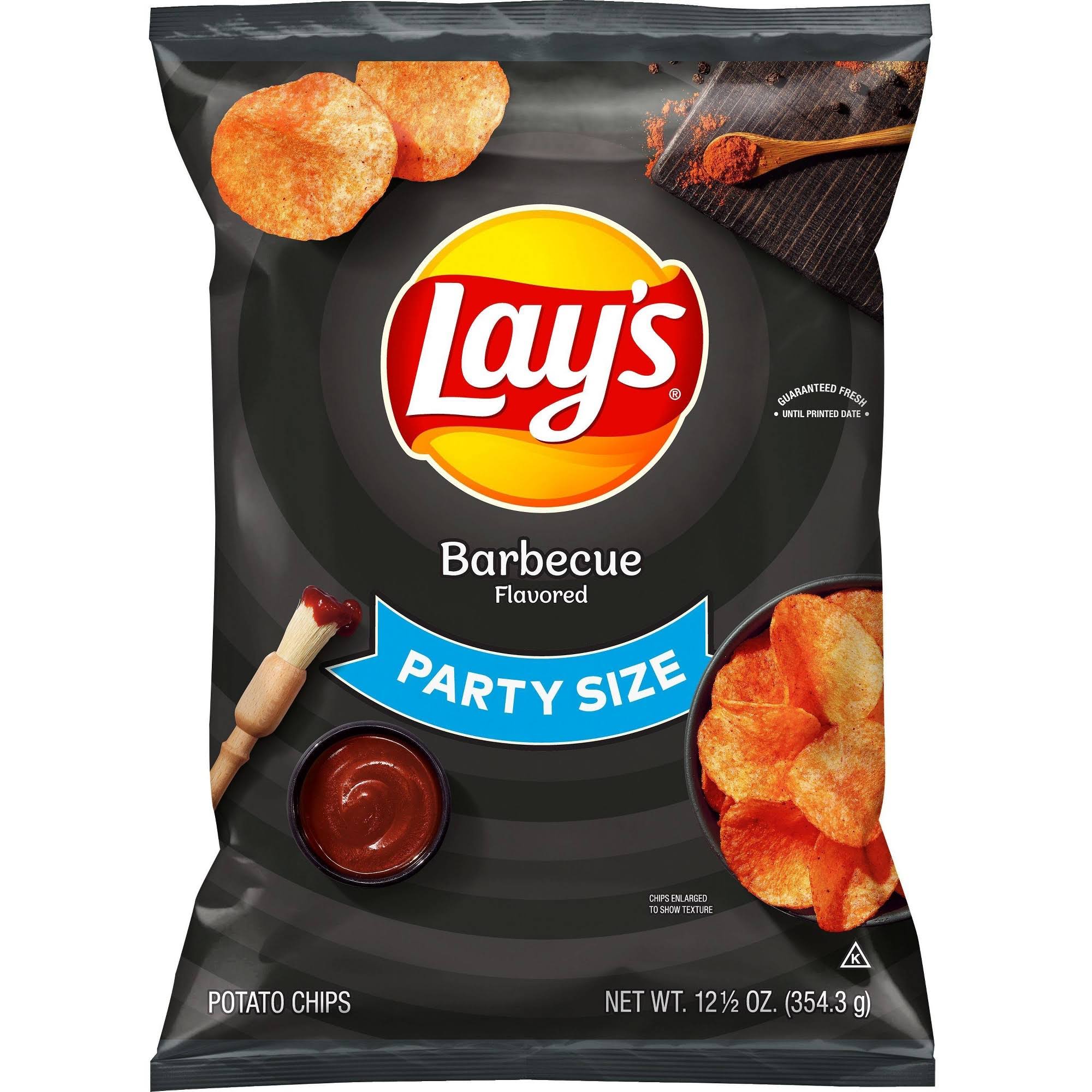 Lay's Potato Chips, Barbecue Flavored, Party Size - 12.5 oz