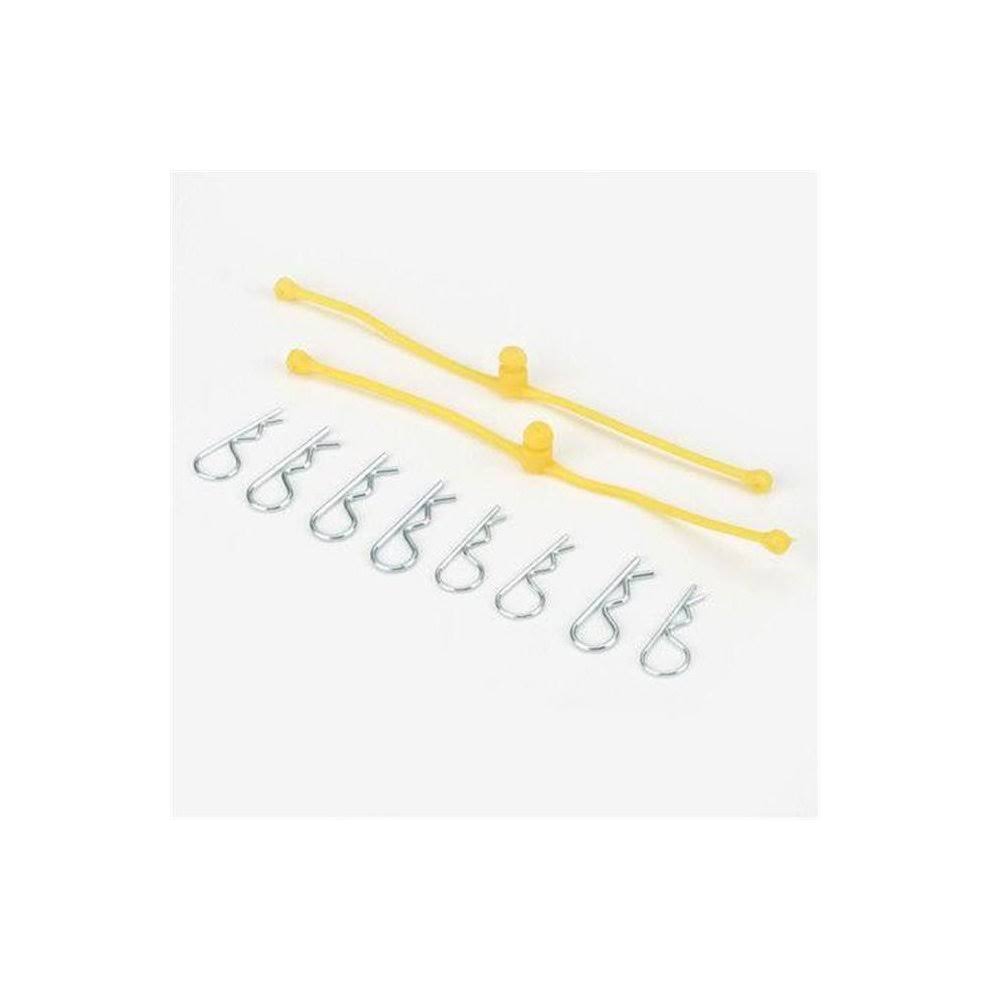 Dubro Products DUB2247 Body Klip Retainers - Yellow