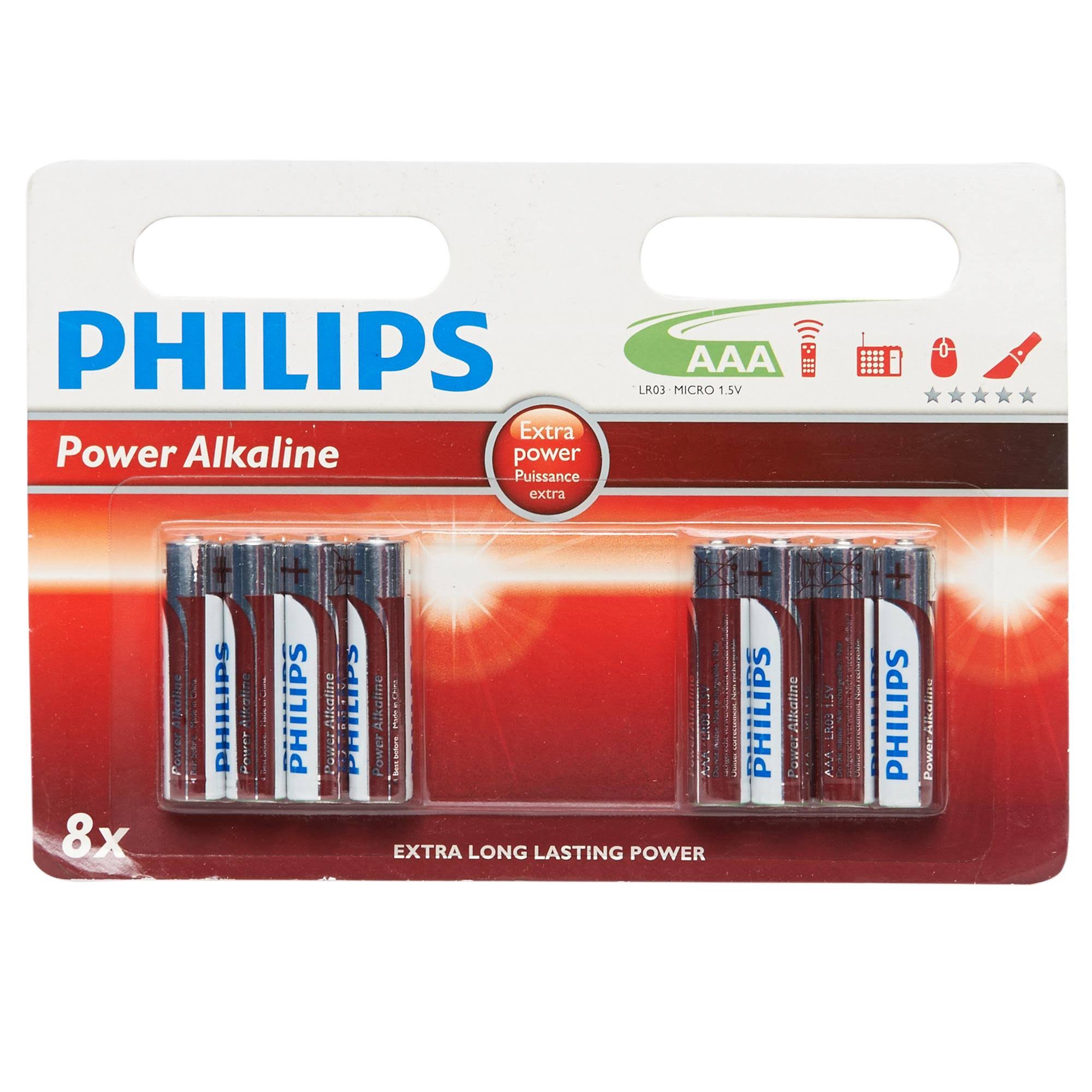 Philips Power Alkaline Battery - AAA