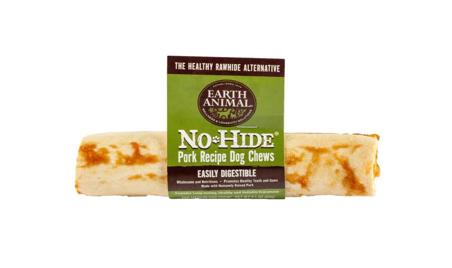Earth Animal 7 in No-Hide Pork Chew for Dogs