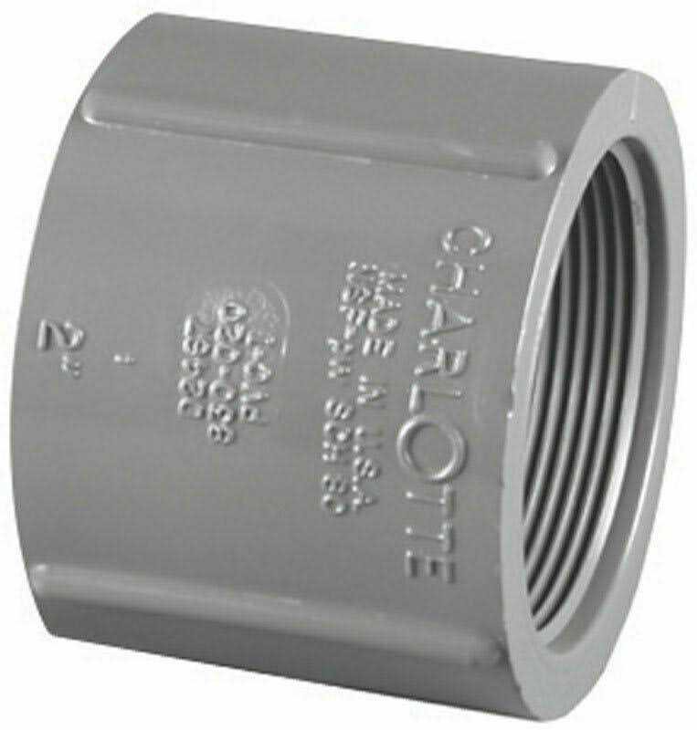 Charlotte Pipe and Foundry Pvc Schedule 80 Coupling - 1 1/2"