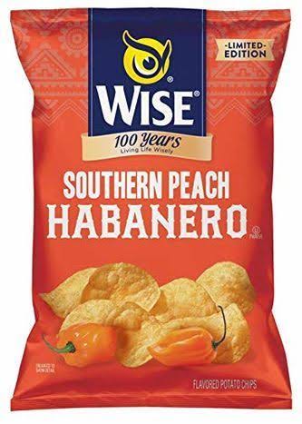 Wise Southern Peach Habanero Potato Chips - 5 Ounces - Holiday Farms (Bayside) - Delivered by Mercato