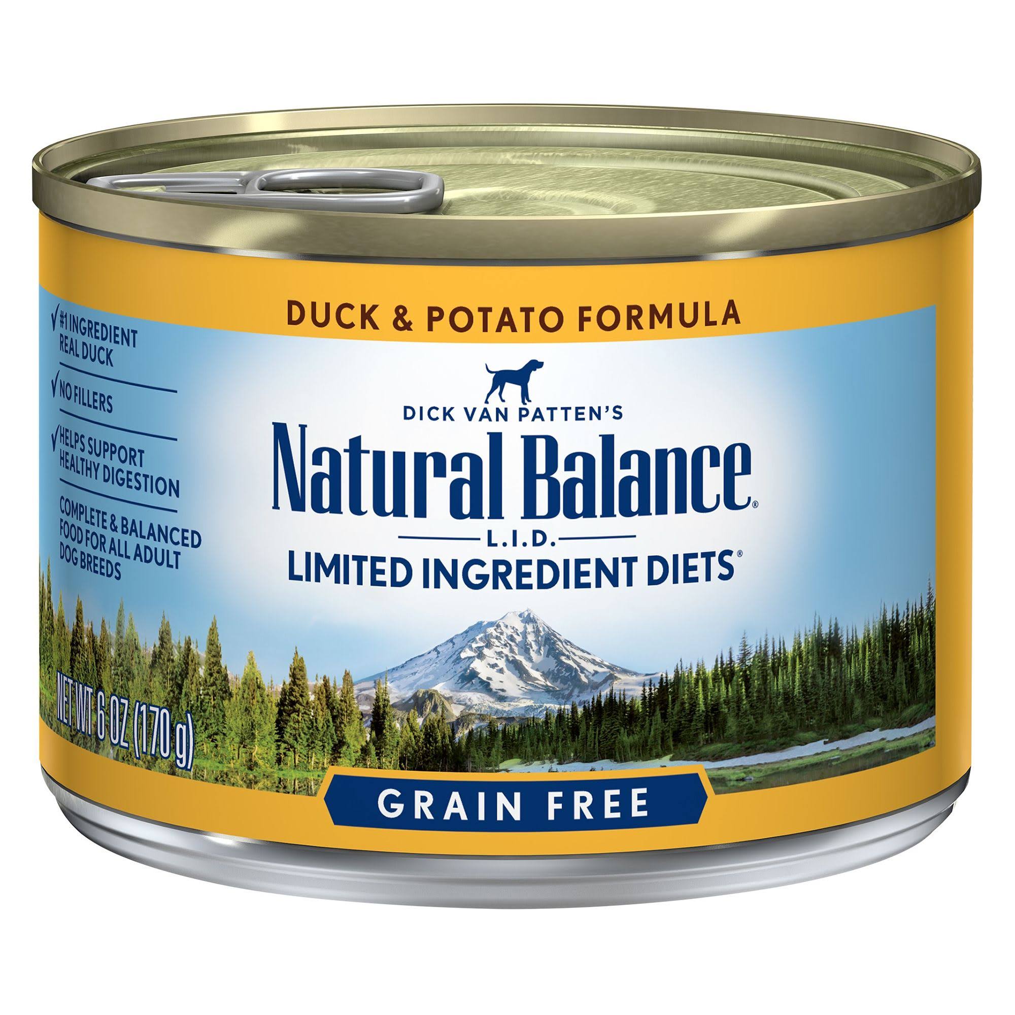 Natural Balance Pet Food L.I.D. Canned Dog Food - Duck and Potato