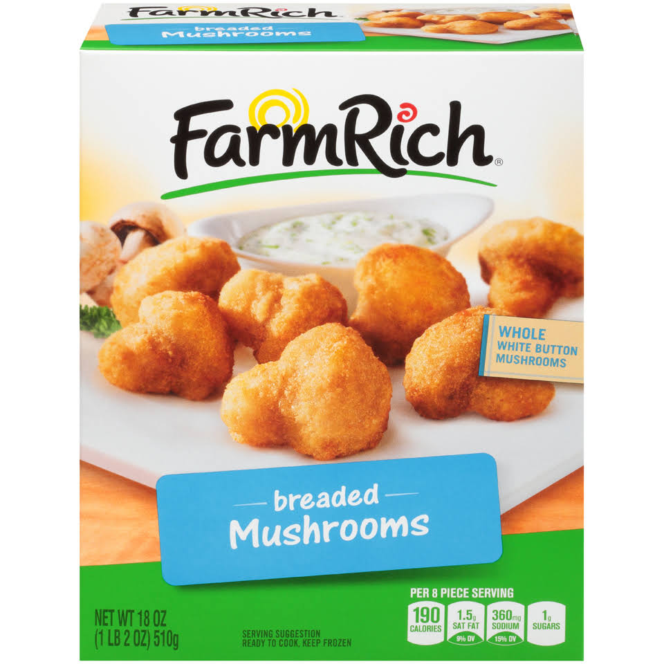 Farm Rich Breaded Mushrooms - 18oz
