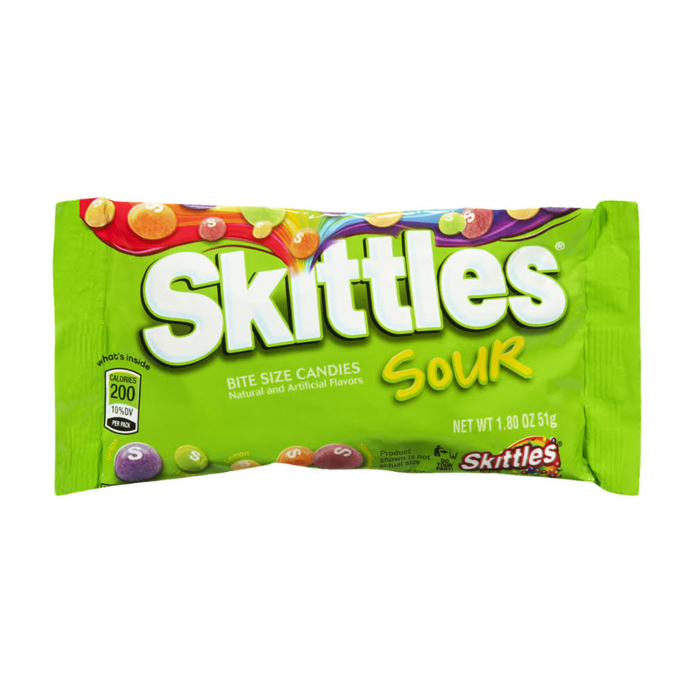 Skittles, Sour, 1.8 Oz