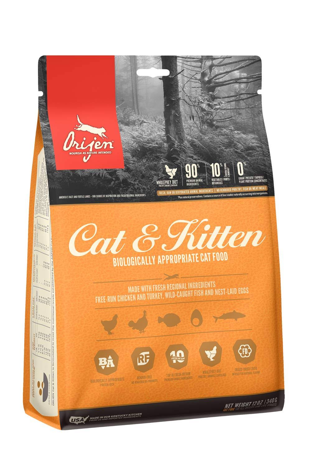 Orijen Cat and Kitten Grain Free Dry Cat Food, 350ml