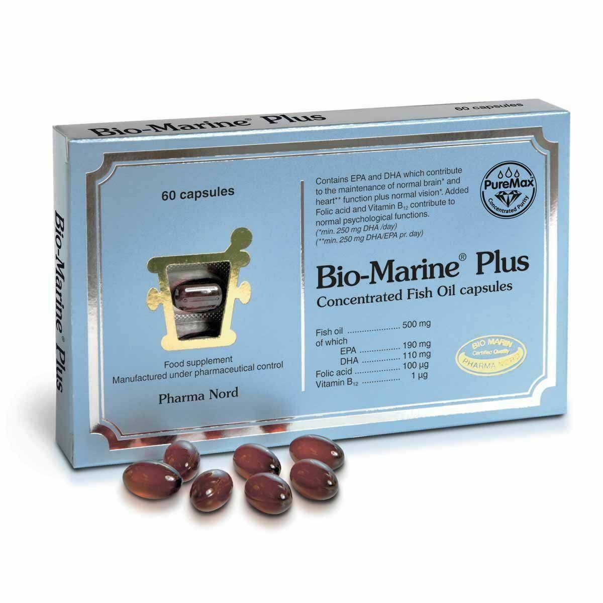 Pharma Nord Bio-Marine Plus Concentrated Fish Oil Capsules - x60