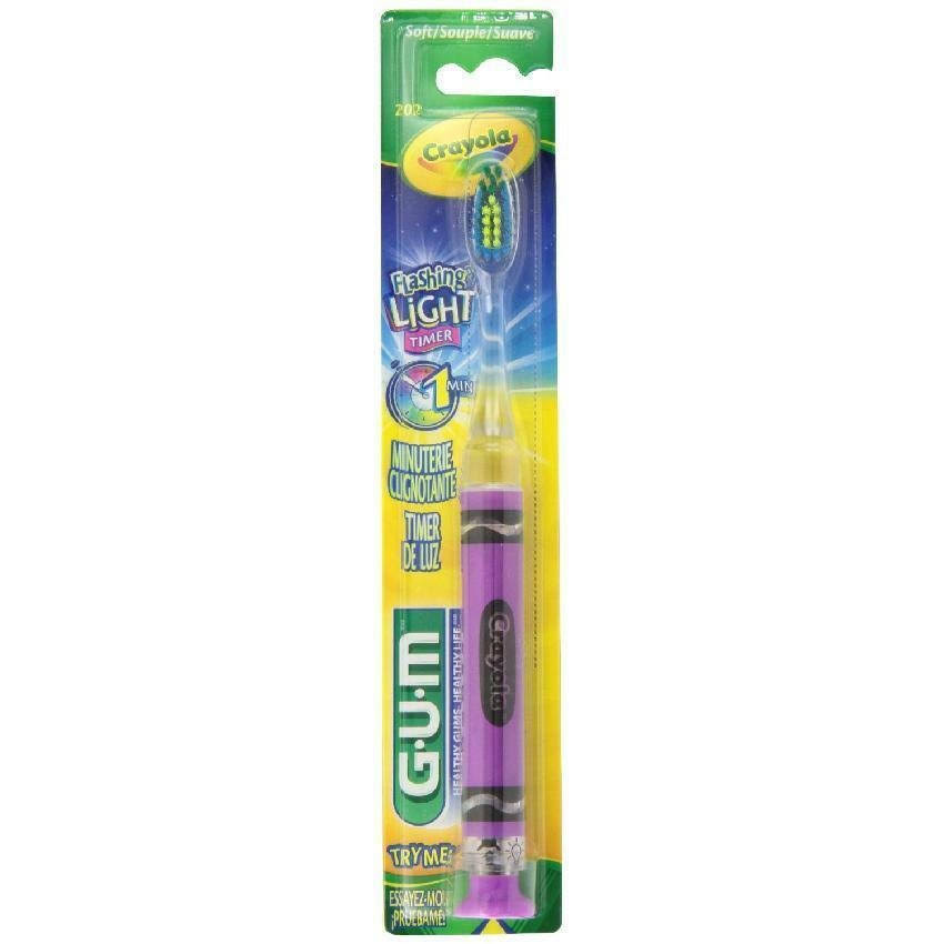 Gum Crayola Flashing Light Toothbrush - Soft