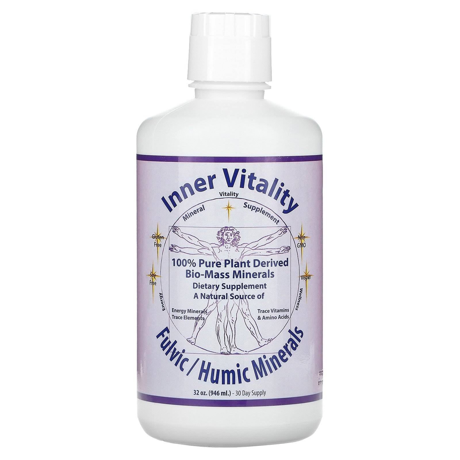 Morningstar Minerals Inner Vitality Fulvic Humic Dietary Supplement - 32oz
