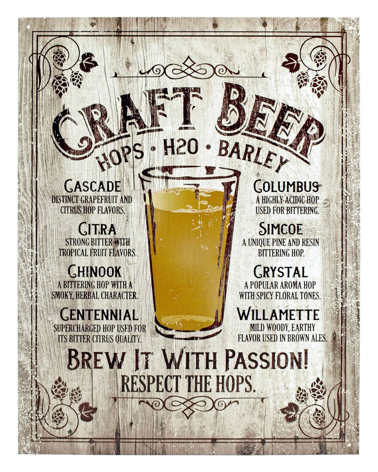 Metal Sign - Craft Beer